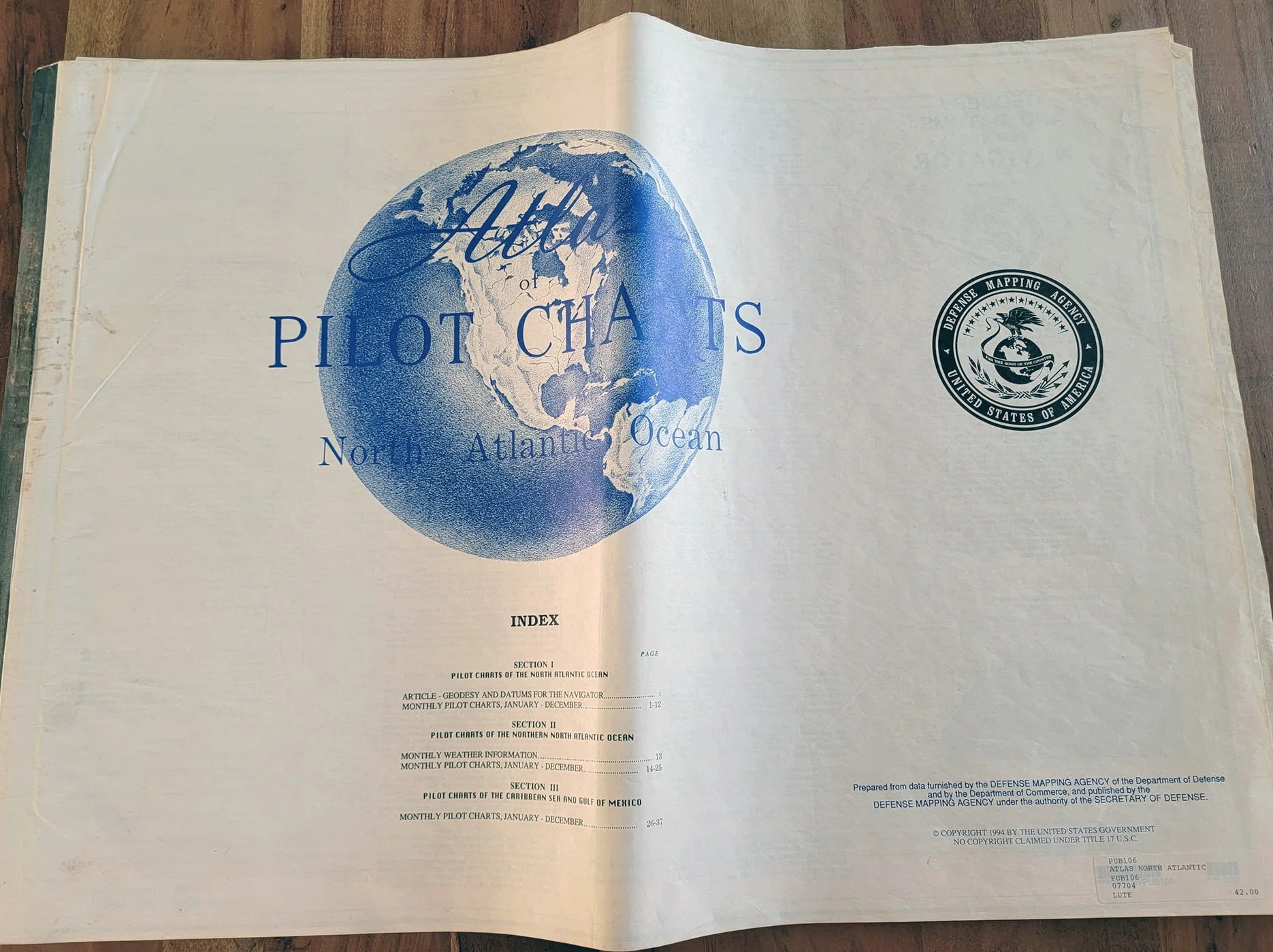 Pilots Charts Atlantic